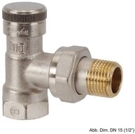 Danfoss Heizk&ouml;rper Danfoss R&uuml;cklaufverschraubung RLV 15, Eck, R 1/2", Rp 1/2",