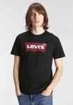 T-Shirt LEVI'S "Batwing Logo Tee", Herren, Gr. M, schwarz, Jersey, Obermaterial: 100%