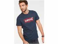 Levi's® T-Shirt Batwing Logo Tee mit Logo-Front-Print, blau
