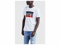 Levi's® T-Shirt mit großem Logoprint weiß