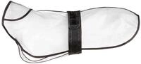TRIXIE Hunderegenmantel Hunderegenmantel Tarbes - transparent/schwarze Paspeln