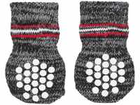 TRIXIE Socken Socken M-L grau AntiRutsch