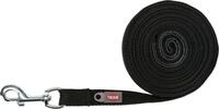 TRIXIE Schleppleine Schleppleine - schwarz - 5 m/20 mm, Baumwolle