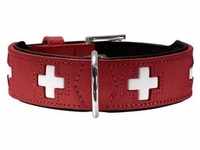 Hunter Tierbedarf Hunde-Halsband Halsband Swiss rot/schwarz Größe: 47 cm /...