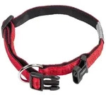 HURTTA Hunde-Halsband Halsband "Soft Grip", rot, L-XL rot 50-65cm | 2.5 cm