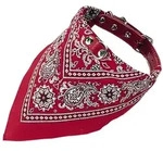 Nobby Tier-Halstuch Halsband mit Tuch rot mit Motiv rot L&auml;nge: 35 cm
