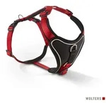 Wolters Hunde-Geschirr Professional Comfort Geschirr rot|schwarz Gr.4 | 3 cm x 60 cm