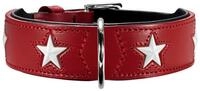 Hunter Tierbedarf Hunde-Halsband Halsband Magic Star rot/schwarz