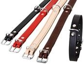 Karlie Hunde-Halsband RONDO Halsband genietet - Natur 25mm 70cm