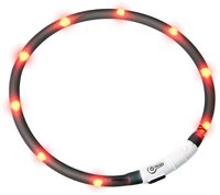 Karlie Hundehalsbandleuchte Visio Light - LED Leuchtschlauch schwarz