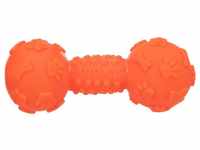 TRIXIE Spielknochen Hantel, Vinyl, Maße: 15 cm / Farbe: orange