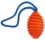 Karlie Wasserspielzeug Aqua - Football, Gummi, (1-tlg) Schwimmf&auml;hig orange &Oslash; 13 cm