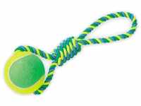Nobby Spielknochen Spielseil mit Tennisball XXL