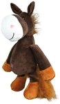 TRIXIE Tierkuscheltier Hundespielzeug Pferd - diverse - 32 cm, Pl&uuml;sch, Polyester