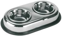 Kerbl Napf Edelstahlnapf Duo 2 x 450 ml 83411