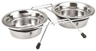 Nobby Hunde-Futterspender Nobby Doppel-Hundenapf Edelstahl Silent Diner 2x