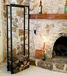 DanDiBo Blumenhocker XXL Kaminholzst&auml;nder 150 cm Holzkorb Kaminholzhalter Holzregal