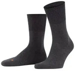 FALKE Socken Run Socken mit Pl&uuml;schsohle (1-Paar) mit Pl&uuml;schsohle grau 39-41
