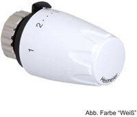 IMI Heimeier Heizk&ouml;rper HEIMEIER Thermostatkopf DX, eingebautem F&uuml;hler, wei&szlig;,