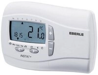 Eberle Raumthermostat Instat Plus 3R, Uhrenthermostat Digital, Raumregler 0537 20 141