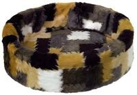 Nobby Tierbett Pl&uuml;schbett patchwork f&uuml;r Katzen