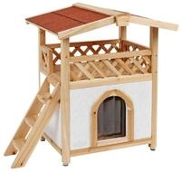 Kerbl Tierhaus Katzenhaus Tyrol Alpin 88 cm x 57 cm x 77 cm 82660