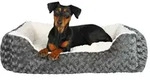 TRIXIE Hundebett Bett Kaline - grau/creme - 80 &times; 65 cm grau 650 cm x 800 cm