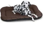 Knuffelwuff Tierbett Hundebett Lucky, Schaumstoffflocken braun 75 cm x 90 cm
