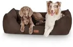 Knuffelwuff Tierbett Hundebett Dreamline, Schaumstoffflocken braun 105 cm x 155...
