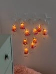 KONSTSMIDE LED-Lichterkette Weihnachtsdeko, 10-flammig, LED Dekolichter, Pinke...
