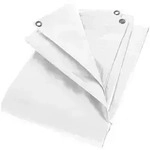 Zill Schutzplane Gewebeplane wei&szlig; 180g, m2 verschiedene Abmessungen (1 St&uuml;ck)...