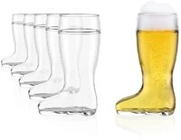 St&ouml;lzle-Oberglas Bierglas St&ouml;lzle Oberglas Bierstiefel 1,0 l 6er Set, Kristallglas