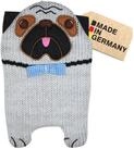 Hugo Frosch W&auml;rmflasche - Kinder &Ouml;ko-W&auml;rmflasche 0,8 l mit Strickbezug "Mops"