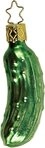 INGE-GLAS&reg; Christbaumschmuck, Christbaumschmuck Weihnachtsgurke Glas 7.5cm...