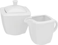CreaTable Milch- und Zuckerset Victoria Weiss (2-tlg), Porzellan, klassisch...