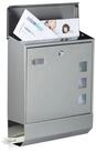 relaxdays Briefkasten Edelstahl (1-St)