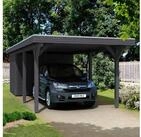 Skanholz Einzelcarport Spessart, BxT: 355x846 cm, 220 cm Einfahrtsh&ouml;he