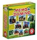 Piatnik Spiel Memo + Domino Traktoren (Kinderspiel)