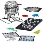 relaxdays Spielesammlung Bingospiel mit Lostrommel, Bingospiel mit Lostrommel