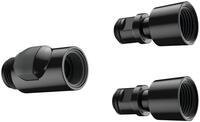 hansgrohe Brausegarnitur, H&ouml;he 2.4 cm, Schnellkupplung f&uuml;r Handbrausen - Schwarz
