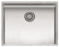 REGINOX Edelstahlsp&uuml;le New York 50X40 Edelstahl mit Handbet&auml;tigung, 54/44 cm
