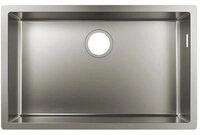 hansgrohe Edelstahlsp&uuml;le hansgrohe 660 S719-U660, Edelstahl, 71/45 cm