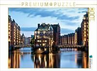CALVENDO Puzzle CALVENDO Puzzle Speicherstadt Hamburg 1000 Teile Puzzle quer, 1000