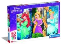 Clementoni&reg; Puzzle CLEMENTONI Puzzle Disney-Prinzessinnen: MAXI 60 St&uuml;ck,