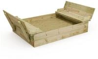 Wickey Sandkasten Flippey - Holzsandkasten mit Deckel & Bank - verschiedene...