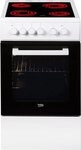BEKO Elektro-Standherd FSS57000GW, Simple Steam Reinigungsfunktion, mit