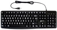 Geemarc Multimedia Tastatur mit XL-Tasten f&uuml;r Sehbehinderte 1594434 Tastatur