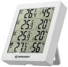 BRESSER Hygrometer Thermo- / Hygrometer Quadro mit 3 Au&szlig;ensensoren w.
