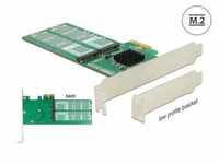 Delock PCI Express Karte > 4x intern M.2 Key B - Low Profile... Computer-Adapter