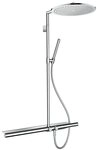 hansgrohe Brausegarnitur Axor ShowerSolutions Showerpipe, Mit Thermostat 800 und